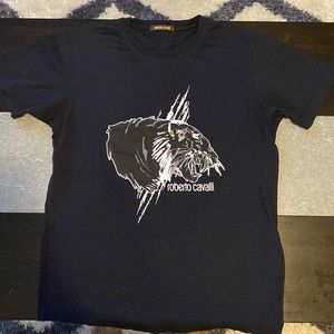 Roberto Cavalli Black T-Shirt